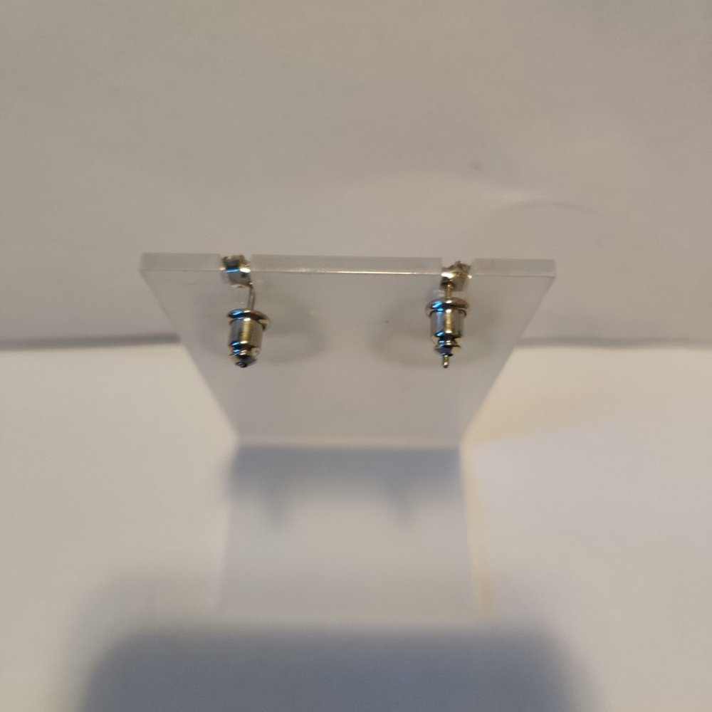 Vintage Rhinestone earrings - Picture 3 of 7